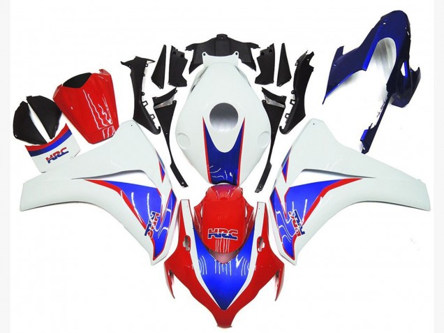 Mejores Kits Carenado Moto Honda CBR1000RR 2008-2011 - Blanco Azul Rojo HRC