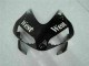 Mejores Carenados Moto Honda CBR600RR 2003-2004 - Negro Brillante Blanco West Mobil