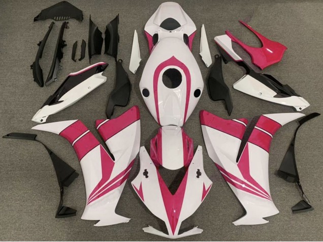 Mejores Carenados Moto Honda CBR1000RR 2012-2016 - Blanco Rosa Negro