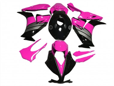 Mejores Carenados Moto Honda CBR1000RR 2012-2016 - Rosa Gris Negro Brillante