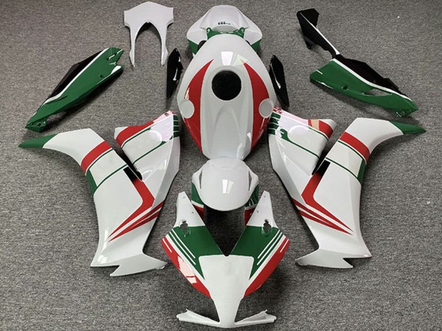 Mejores Carenados Moto Honda CBR1000RR 2012-2016 - Blanco Rojo Verde