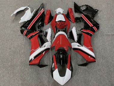 Mejores Carenados Moto Honda CBR1000RR 2017-2023 - Blanco Rojo Negro Brillante