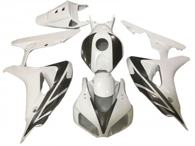 Mejores Carenados Moto Honda CBR1000RR 2006-2007 - Blanco Negro Raya