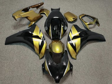 Mejores Carenado Moto Honda CBR1000RR 2008-2011 - Oro Negro Brillante