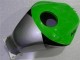 Mejores Carenado Moto Honda CBR600RR 2003-2004 - Plata Verde Negro Brillante