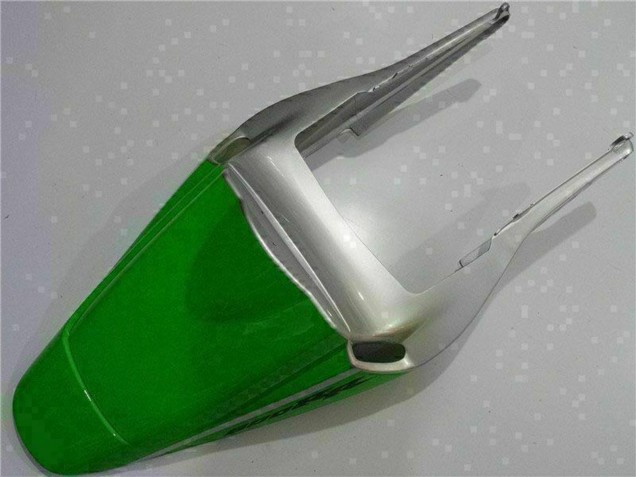 Mejores Carenado Moto Honda CBR600RR 2003-2004 - Plata Verde Negro Brillante