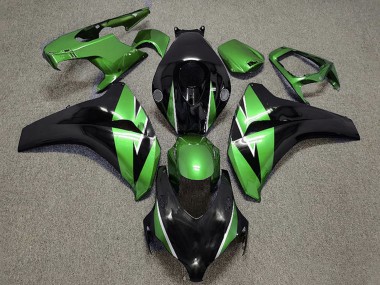 Mejores Carenado Moto Honda CBR1000RR 2008-2011 - Verde Negro Brillante