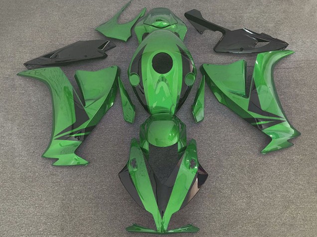 Mejores Carenados Moto Honda CBR1000RR 2012-2016 - Verde Negro Brillante Estilo