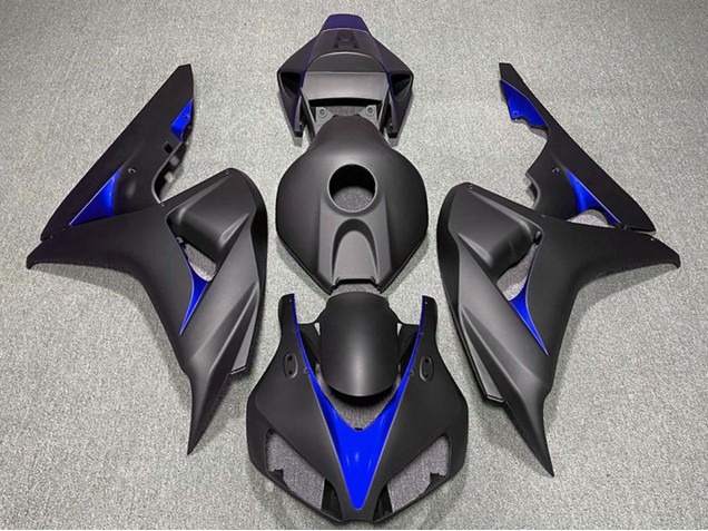 Mejores Carenados Moto Honda CBR1000RR 2006-2007 - Negro Mate Azul