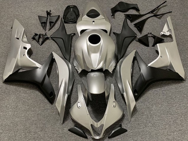 Mejores Carenados Moto Honda CBR1000RR 2006-2007 - Plata Negro Mate