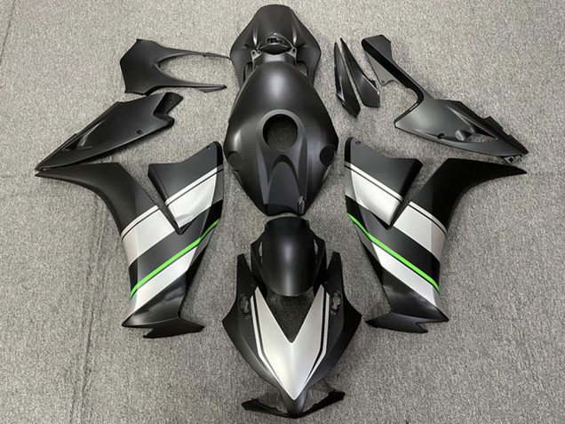 Mejores Carenados Moto Honda CBR1000RR 2012-2016 - Plata Verde Negro Mate