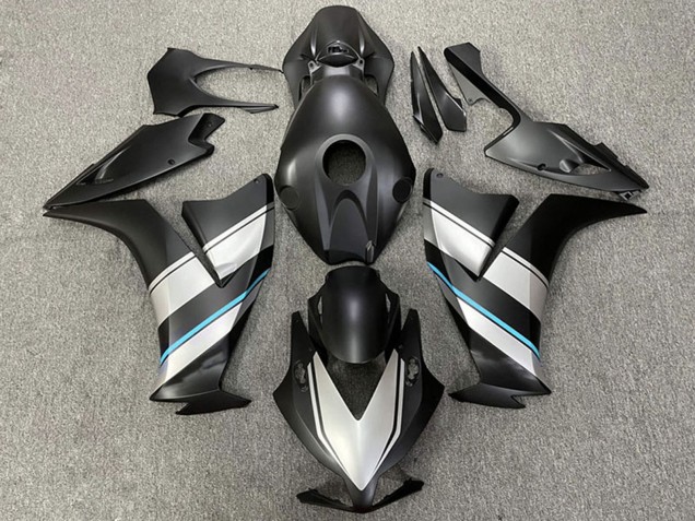 Mejores Carenados Moto Honda CBR1000RR 2012-2016 - Plata Azul Claro Negro Mate