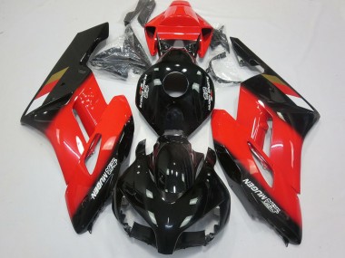 Mejores Carenados Moto Honda CBR1000RR 2004-2005 - Rojo Negro Brillante Mugen