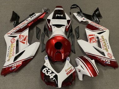 Mejores Carenados Moto Honda CBR1000RR 2004-2005 - Blanco Rojo Musashi 634