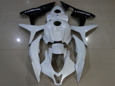 Mejores Carenado Moto Honda CBR600RR 2007-2008 - Blanco Negro Brillante