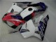 Mejores Carenado Moto Honda CBR600RR 2003-2004 - Blanco Rojo Azul