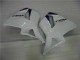 Mejores Carenado Moto Honda CBR600RR 2003-2004 - Blanco Rojo Azul