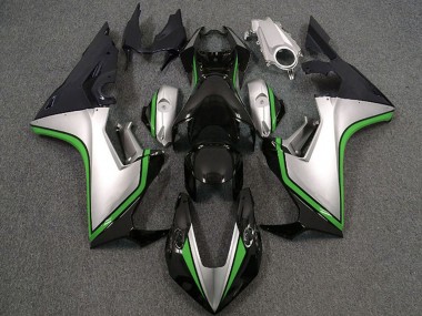 Mejores Carenados Moto Honda CBR1000RR 2017-2023 - Plata Verde Negro Brillante