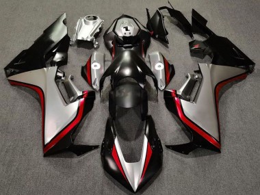 Mejores Carenados Moto Honda CBR1000RR 2017-2023 - Plata Rojo Negro Brillante