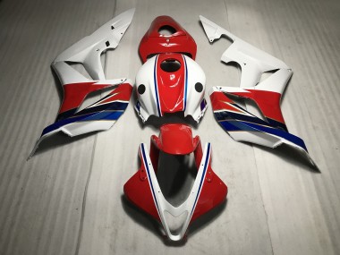 Mejores Carenados Moto Honda CBR600RR 2007-2008 - Blanco Rojo Azul Oscuro Negro OEM Estilo
