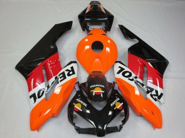 Mejores Carenados Moto Honda CBR1000RR 2004-2005 - Naranja Blanco Rojo Negro Brillante Repsol