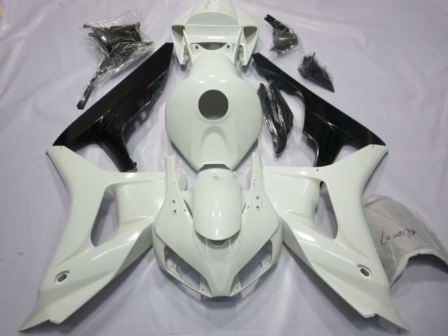 Mejores Carenados Moto Honda CBR1000RR 2006-2007 - Blanco Negro Brillante