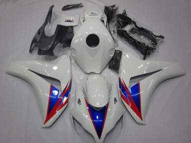 Mejores Carenados Moto Honda CBR1000RR 2008-2011 - Blanco Azul Rojo