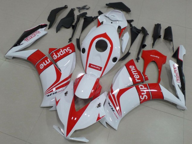 Mejores Carenados Moto Honda CBR1000RR 2012-2016 - Blanco Rojo Supreme