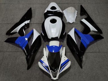 Mejores Carenados Moto Honda CBR600RR 2007-2008 - Blanco Azul Negro Brillante