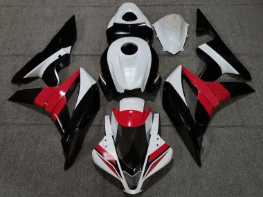 Mejores Carenados Moto Honda CBR600RR 2007-2008 - Blanco Rojo Negro Brillante