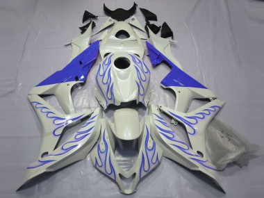 Mejores Carenados Moto Honda CBR600RR 2007-2008 - Blanco Azul Llama