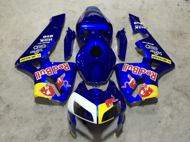 Mejores Carenados Moto Honda CBR600RR 2005-2006 - Azul Rojo Bull