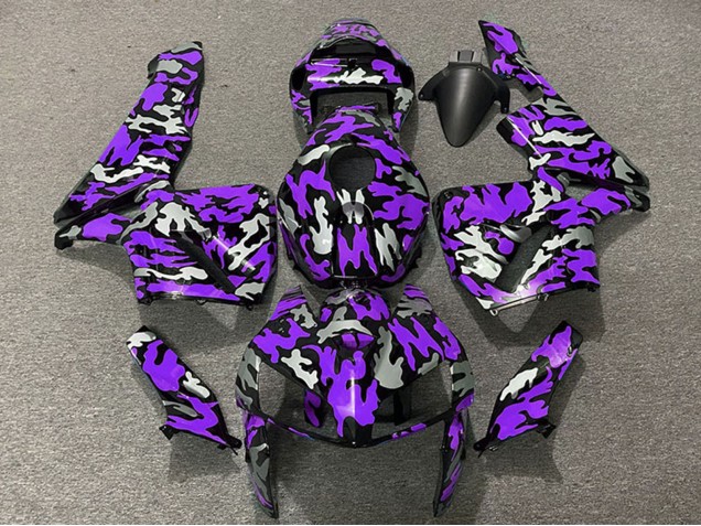 Mejores Carenados Moto Honda CBR600RR 2005-2006 - Camouflage Púrpura