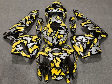 Mejores Carenados Moto Honda CBR600RR 2005-2006 - Camouflage Amarillo