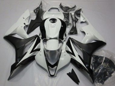 Mejores Kits Carenado Moto Honda CBR600RR 2007-2008 - Blanco Negro Mate