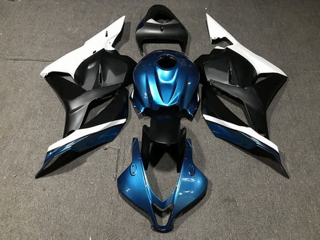 Mejores Carenados Moto Honda CBR600RR 2009-2012 - Blanco Azul Negro Mate