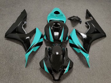 Mejores Carenados Moto Honda CBR600RR 2007-2008 - Cian Azul Negro Brillante