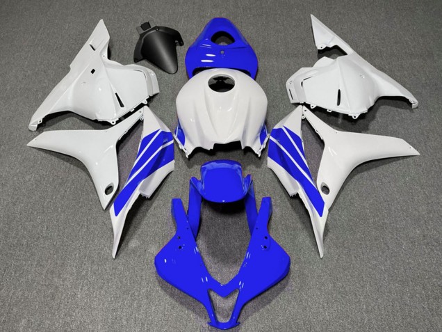 Mejores Carenados Moto Honda CBR600RR 2009-2012 - Blanco Azul Raya