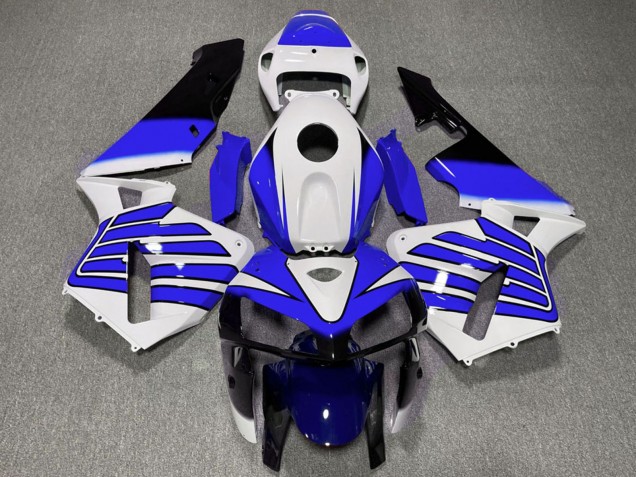 Mejores Carenados Moto Honda CBR600RR 2005-2006 - Blanco Azul Alas