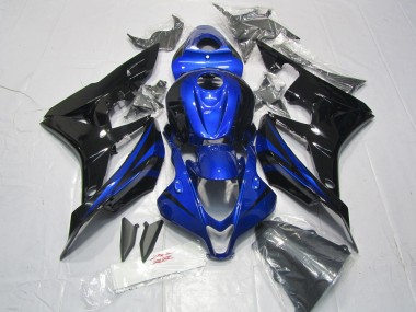 Mejores Kits Carenado Moto Honda CBR600RR 2007-2008 - Azul Negro Brillante