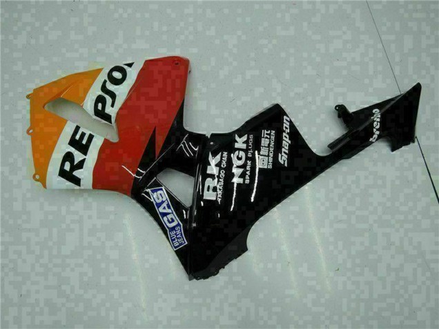 Mejores Carenados Moto Honda CBR600RR 2005-2006 - Naranja Blanco Rojo Negro Repsol