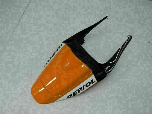 Mejores Carenados Moto Honda CBR600RR 2005-2006 - Naranja Blanco Rojo Negro Repsol