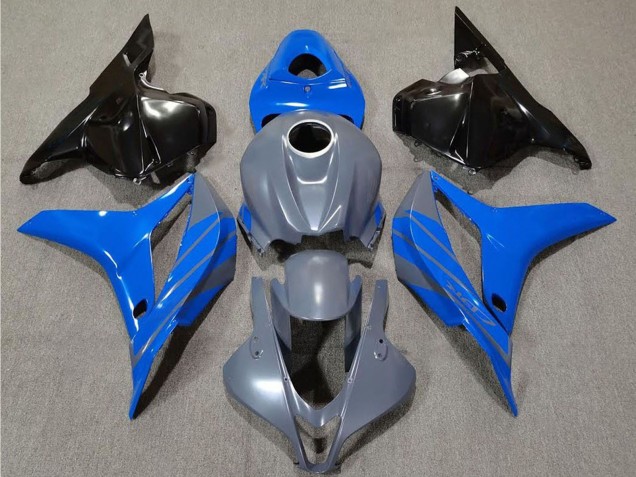 Mejores Carenados Moto Honda CBR600RR 2009-2012 - Gris Azul Negro Brillante