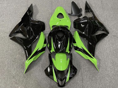 Mejores Carenados Moto Honda CBR600RR 2009-2012 - Verde Negro Brillante OEM Estilo