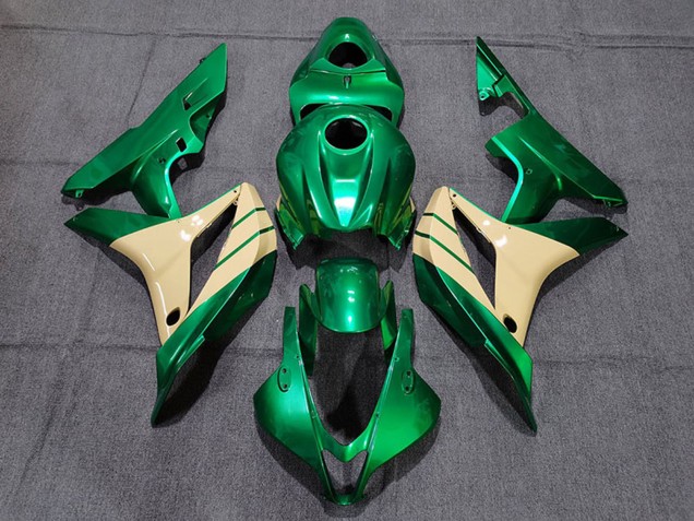 Mejores Carenados Moto Honda CBR600RR 2007-2008 - Verde Esmeralda Tan