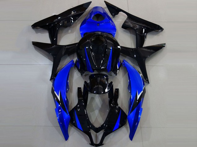 Mejores Carenados Moto Honda CBR600RR 2007-2008 - Azul Negro Brillante