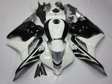Mejores Carenados Moto Honda CBR600RR 2009-2012 - Blanco Negro Brillante