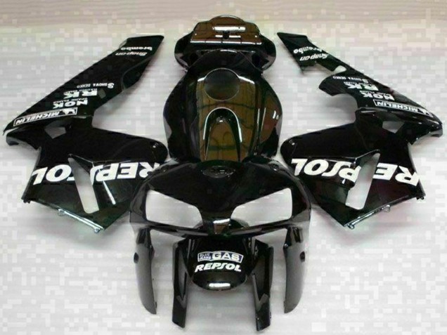 Mejores Carenados Moto Honda CBR600RR 2005-2006 - Negro Repsol