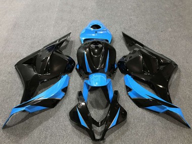 Mejores Carenados Moto Honda CBR600RR 2009-2012 - Azul Cielo Negro Brillante