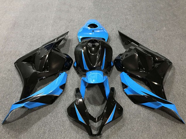 Mejores Carenados Moto Honda CBR600RR 2009-2012 - Azul Cielo Negro Brillante